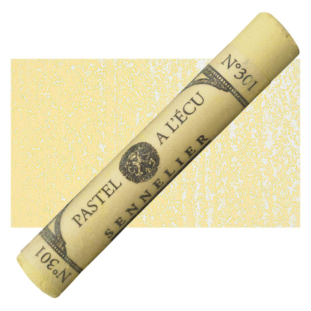 Open in modal - Sennelier Soft Pastel - Cadmium Yellow Light 301 pastel and swatch