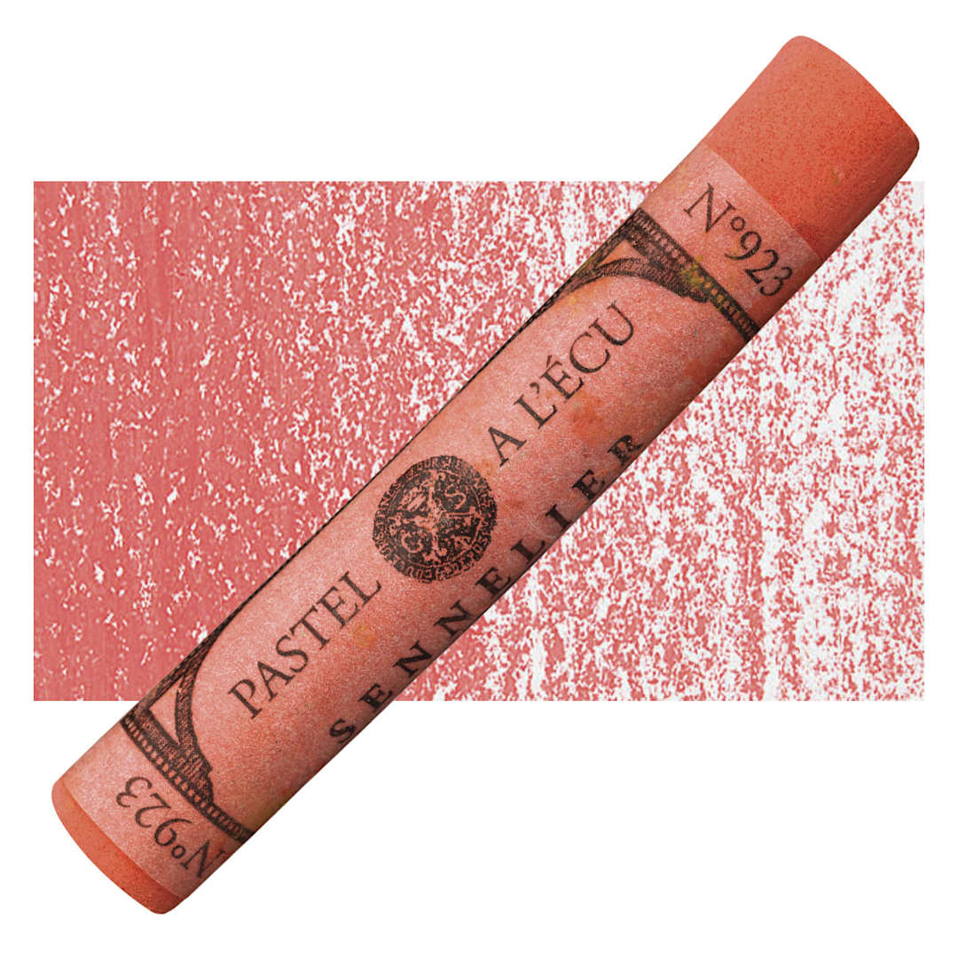 Open in modal - Sennelier Soft Pastel - Coral 923 pastel and swatch