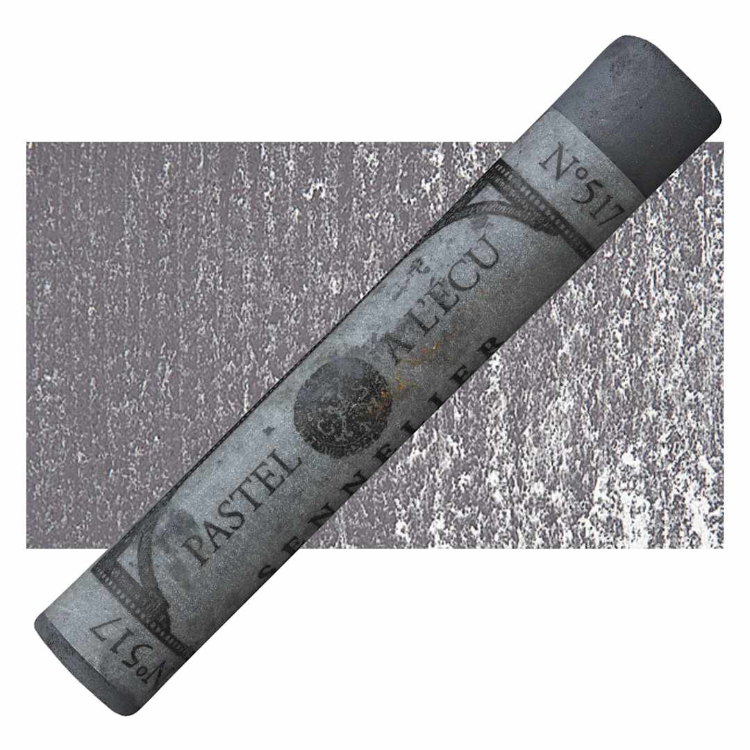 Open in modal - Sennelier Soft Pastel - Grey 517 pastel and swatch