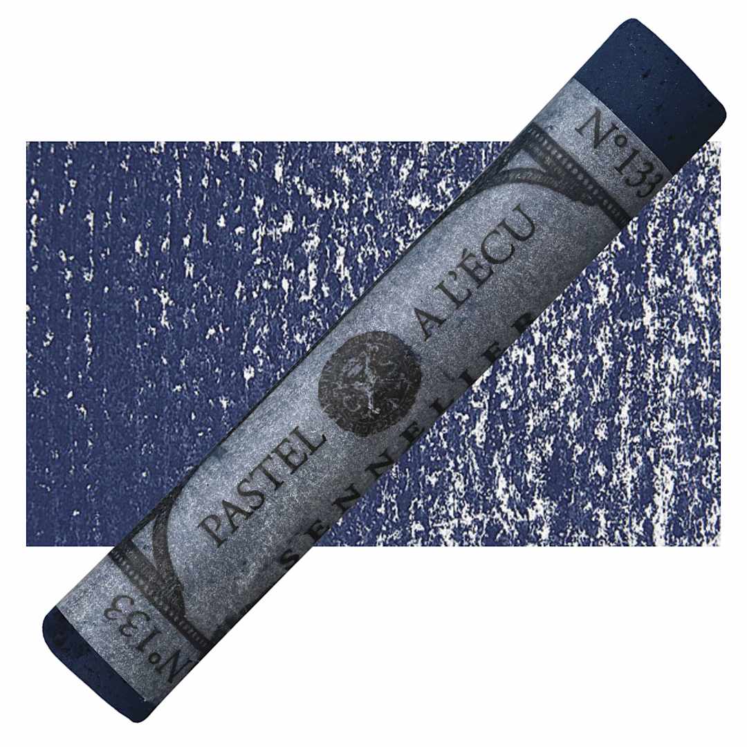 Open in modal - Sennelier Soft Pastel - Indigo 133 pastel and swatch