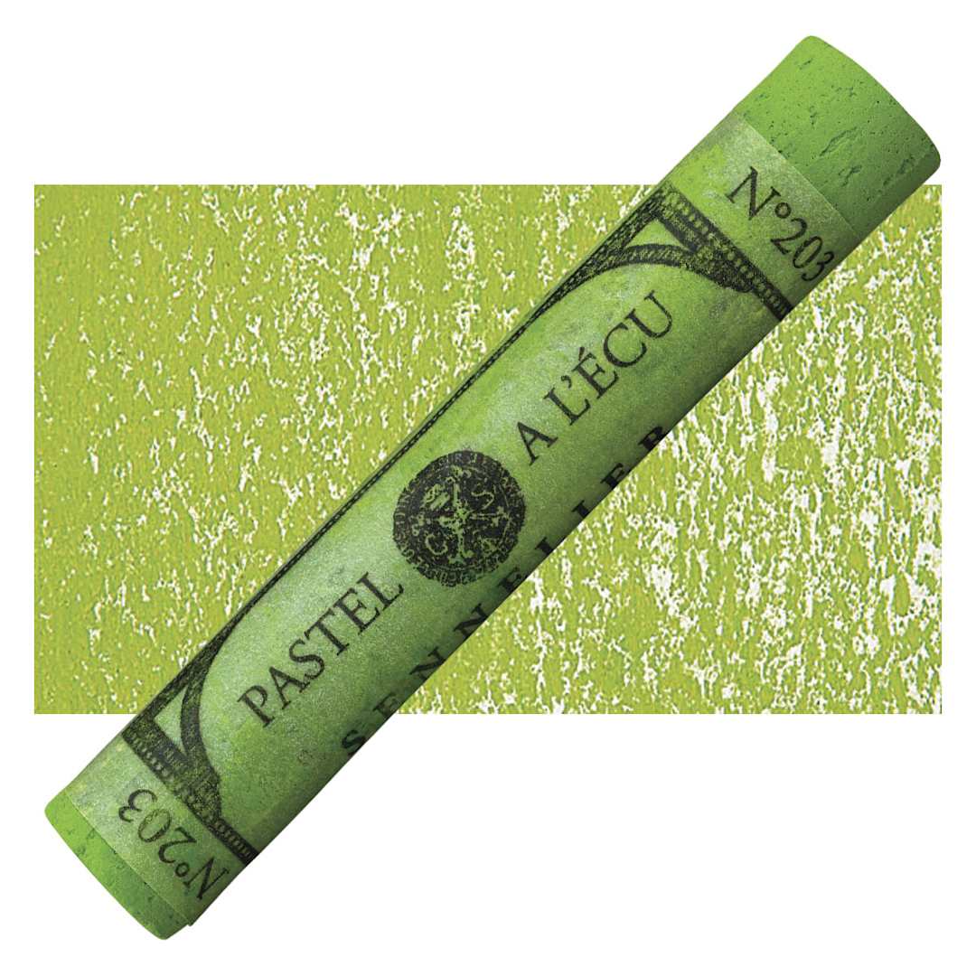 Open in modal - Sennelier Soft Pastel - Leaf Green 203 pastel and swatch