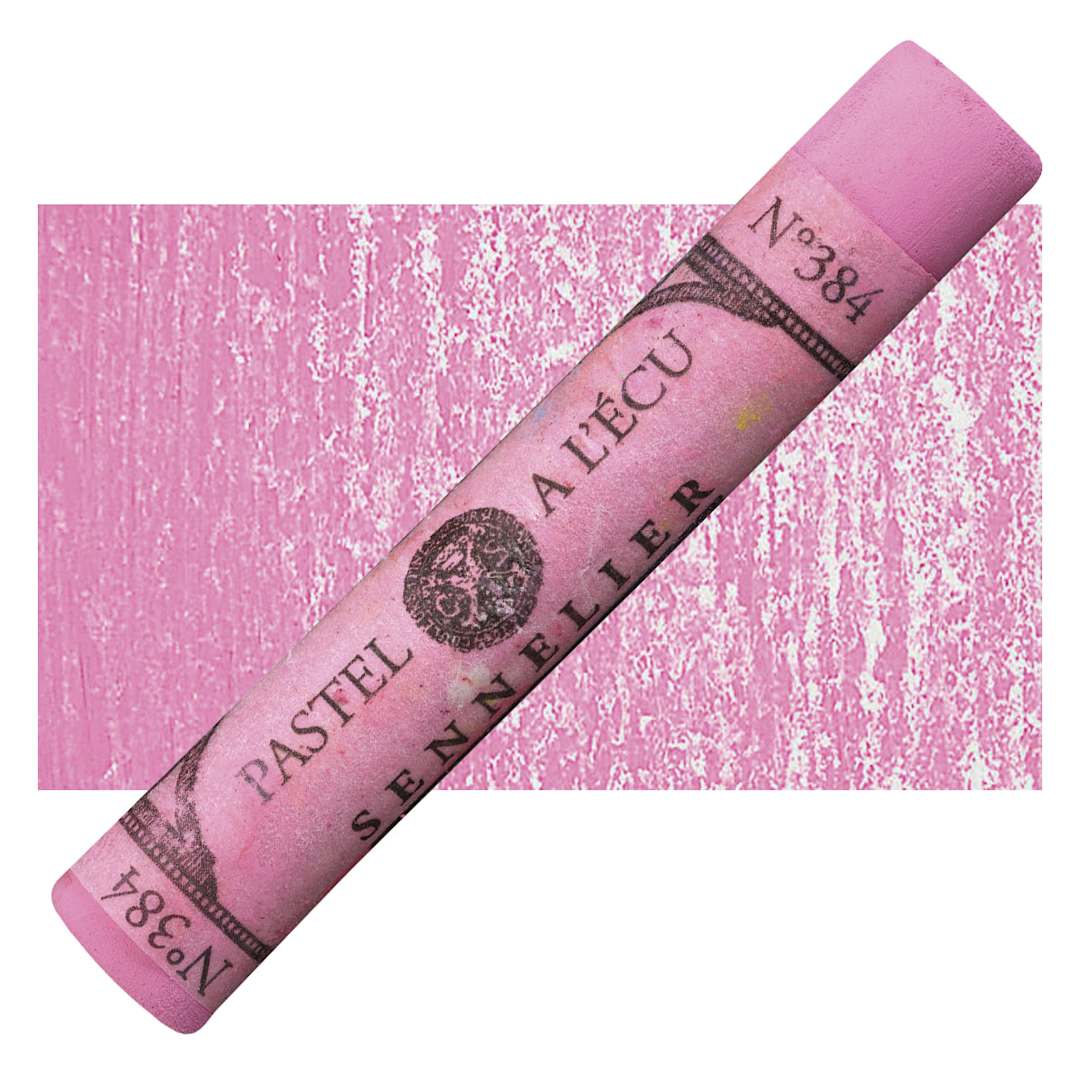 Open in modal - Sennelier Soft Pastel - Madder Carmine 384 pastel and swatch