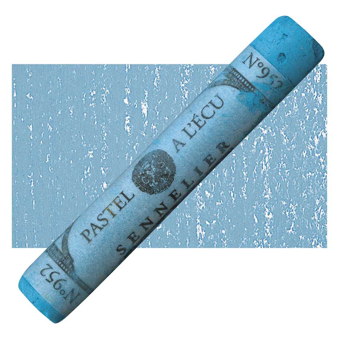 Open in modal - Sennelier Soft Pastel - Minerva Blue pastel and swatch