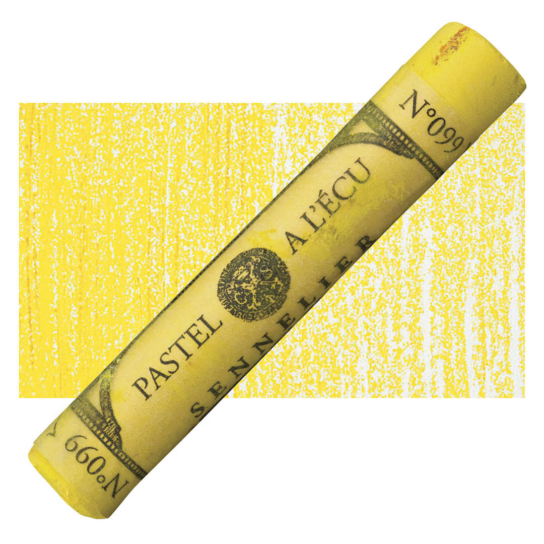 Open in modal - Sennelier Soft Pastel - Naples Yellow 099 pastel and swatch