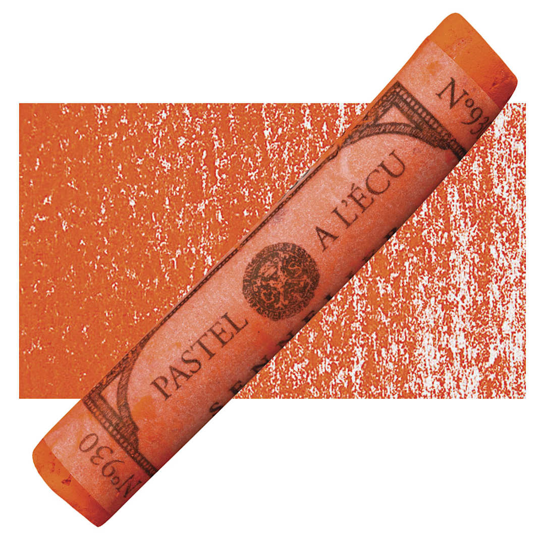 Open in modal - Sennelier Soft Pastel - Nasturtium Orange 930 pastel and swatch