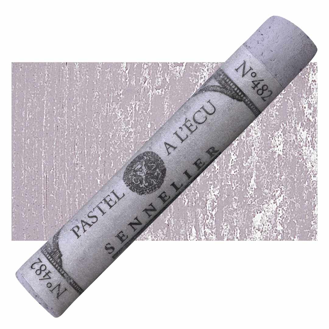 Open in modal - Sennelier Soft Pastel - Purplish-Blue Grey 482 pastel and swatch