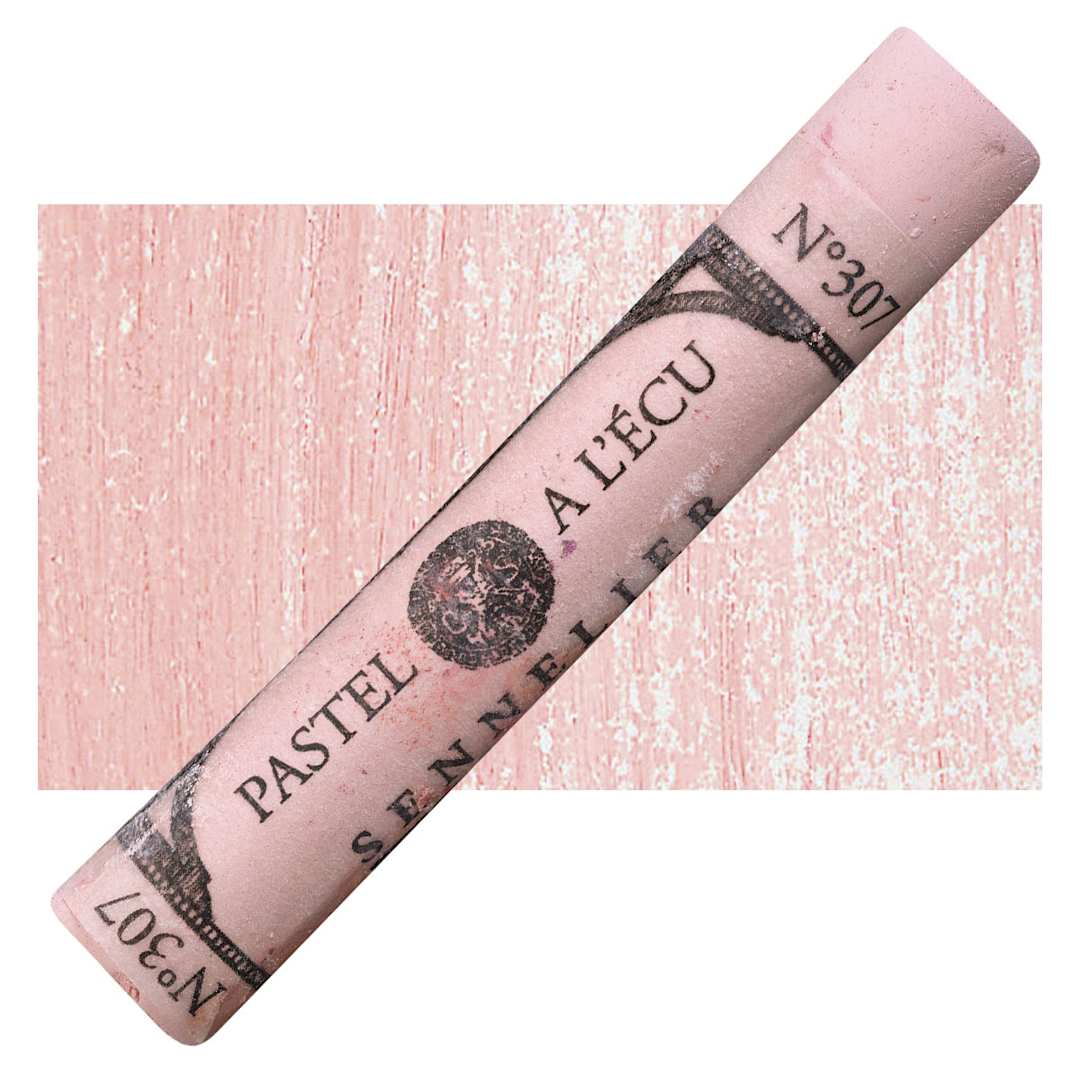 Open in modal - Sennelier Soft Pastel - Scarlet Lake 307 pastel and swatch