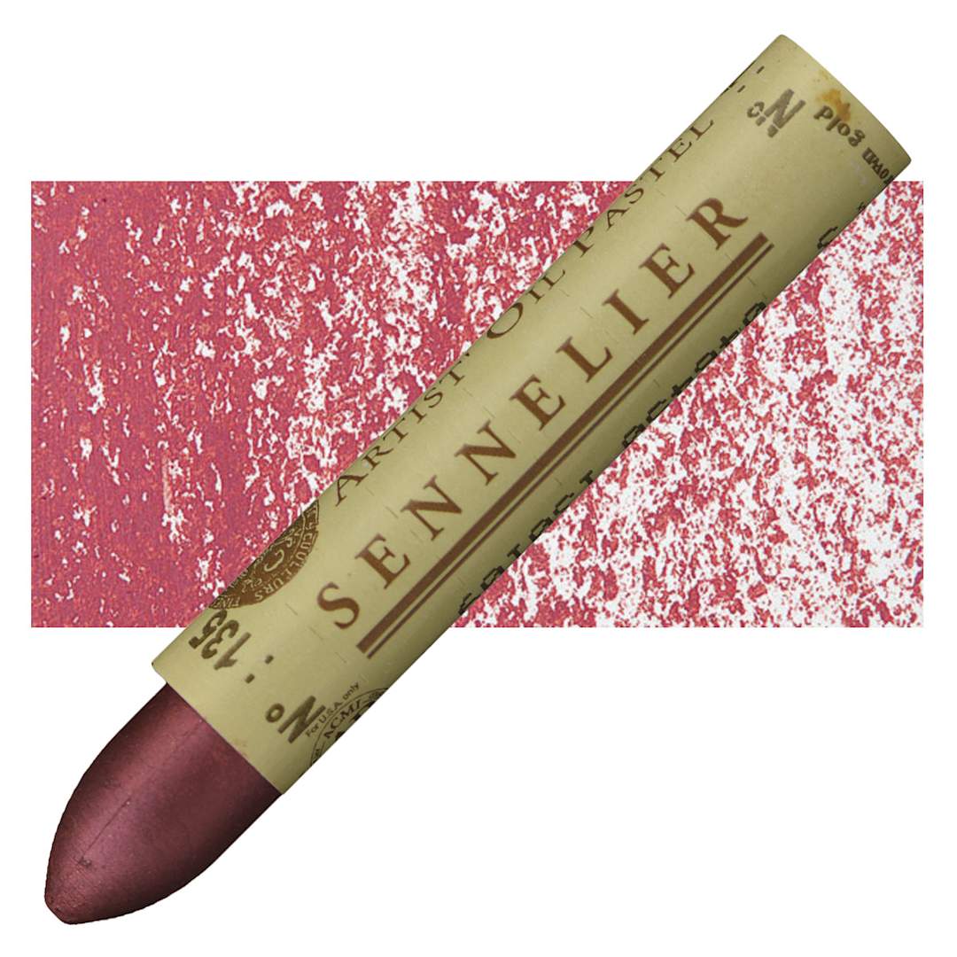 Open in modal - Sennelier Oil Pastel - Reddish Brown Gold oil pastel and swatch