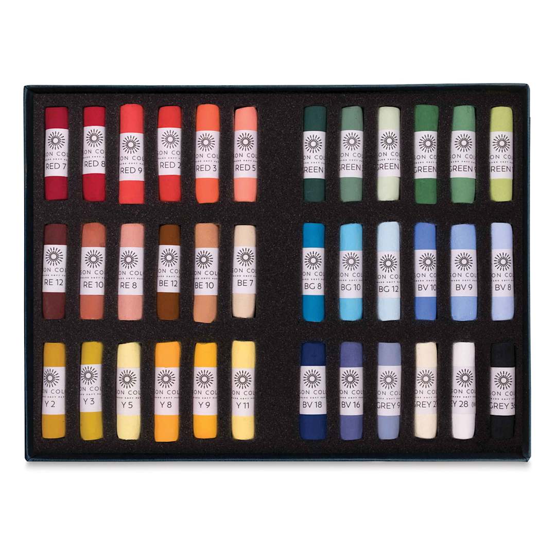 Open in modal - Unison Handmade Pastels - Starter Colors, Set of 36, Full Stick (set contents)