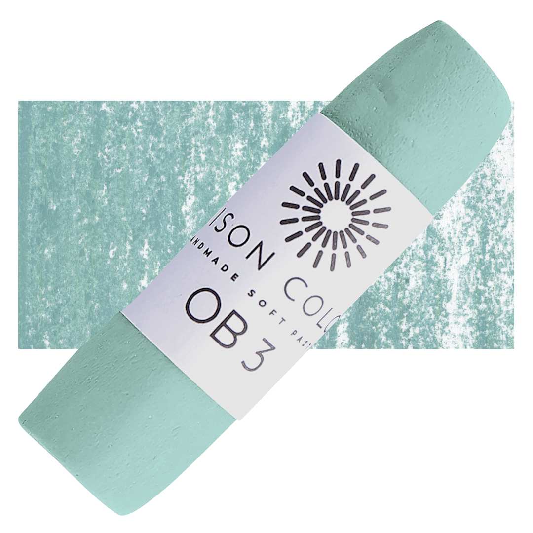 Open in modal - Unison Handmade Pastel - Ocean Blue 3 pastel and swatch