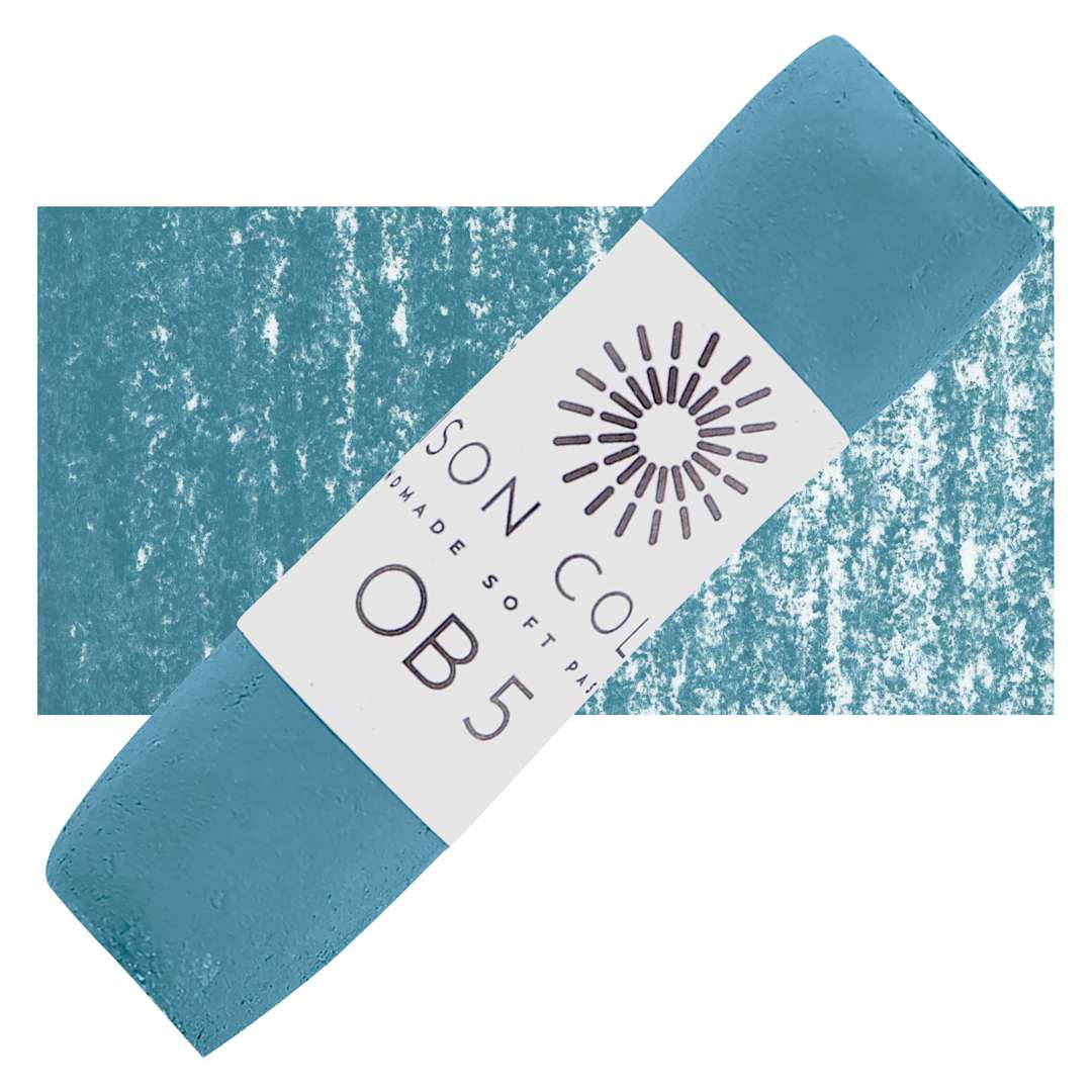 Open in modal - Unison Handmade Pastel - Ocean Blue 5 pastel and swatch