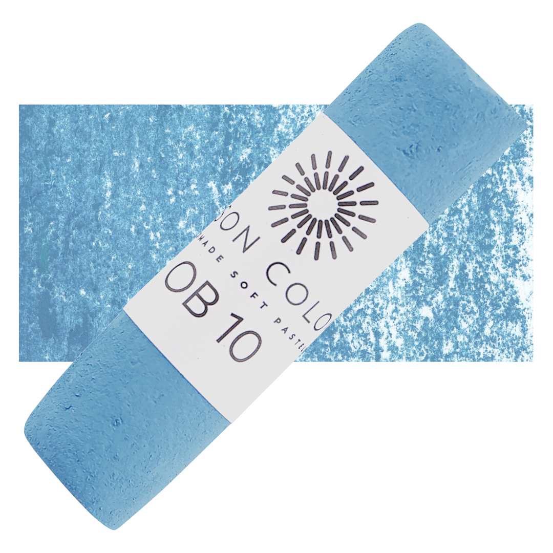 Open in modal - Unison Handmade Pastel - Ocean Blue 10 pastel and swatch