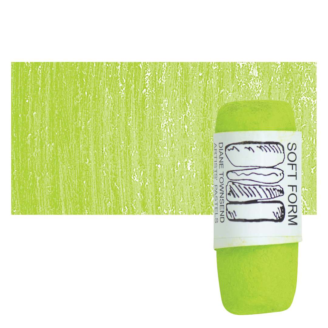 Open in modal - Townsend Artists' Soft Form Pastel - Moss 091 pastel and swatch