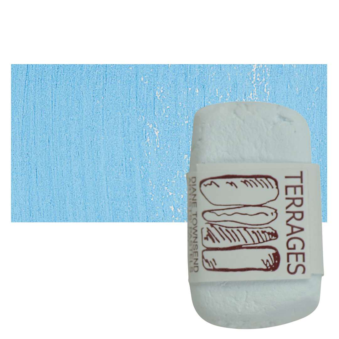 Open in modal - Townsend Terrages Pastel - Phthalo Blue 6 pastel and swatch