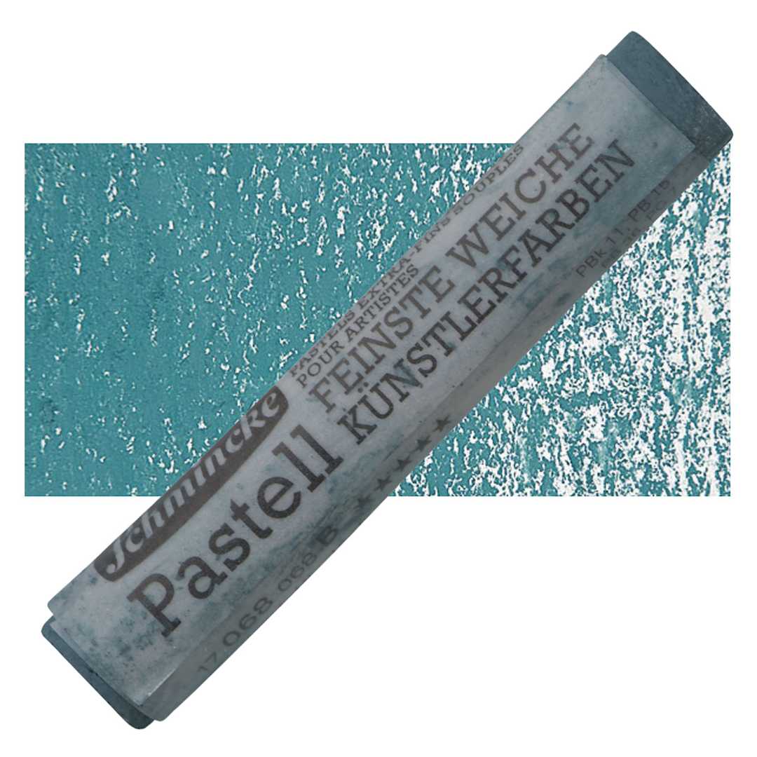 Open in modal - Schmincke Soft Pastel - Bluish Green B pastel and swatch