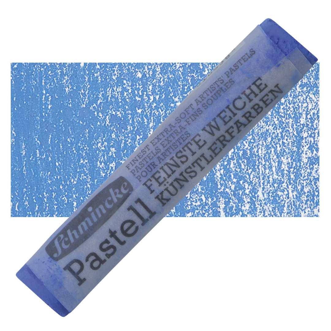 Open in modal - Schmincke Soft Pastel - Cobalt Blue Tone D pastel and swatch