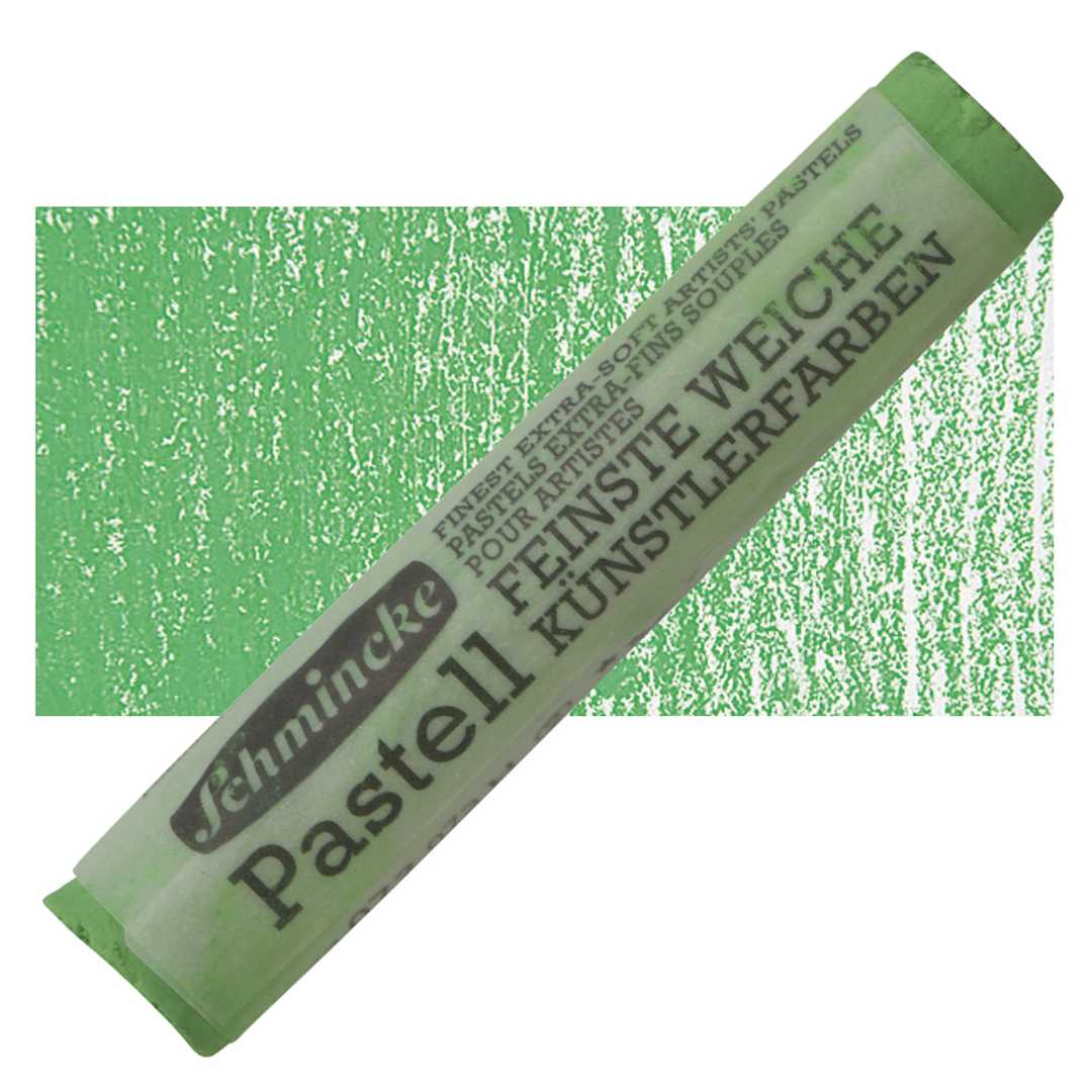 Open in modal - Schmincke Soft Pastel - Leaf Green 1 H pastel and swatch