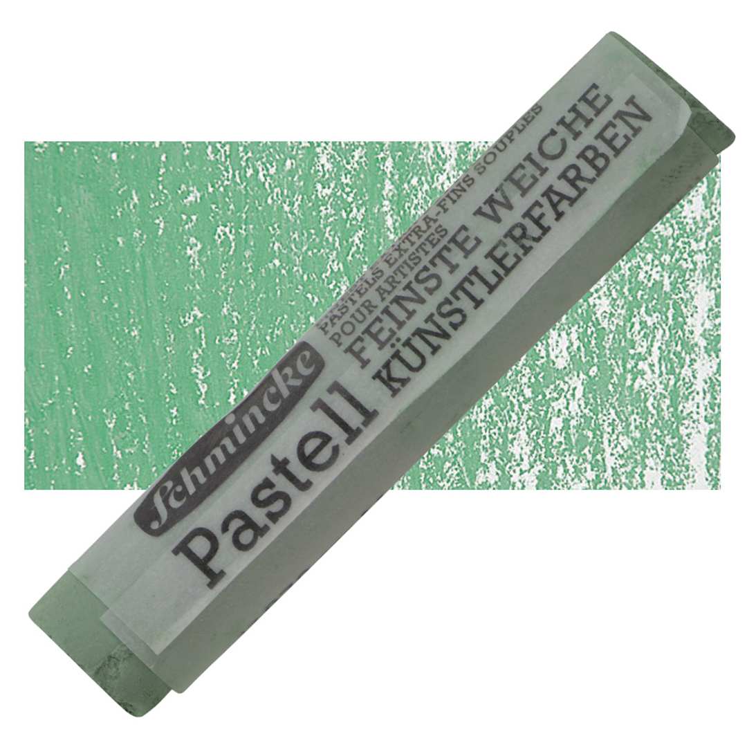 Open in modal - Schmincke Soft Pastel - Leaf Green Deep M pastel and swatch