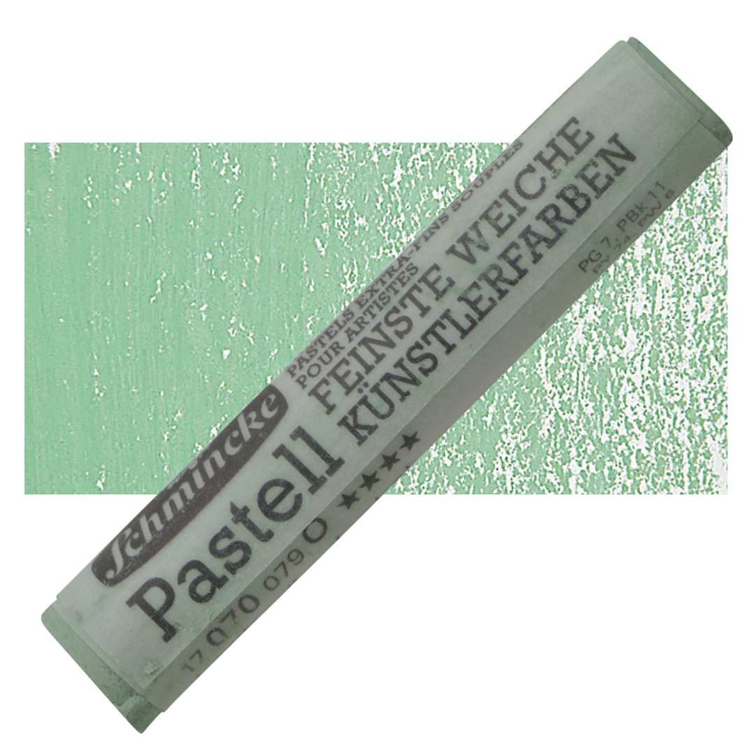 Open in modal - Schmincke Soft Pastel - Leaf Green Deep O pastel and swatch