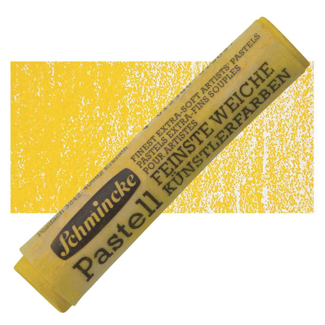 Open in modal - Schmincke Soft Pastel - Permanent Yellow 3 Deep D pastel and swatch
