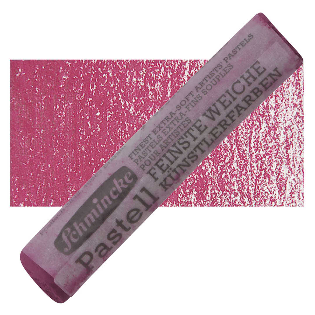 Open in modal - Schmincke Soft Pastel - Rose Madder B pastel and swatch