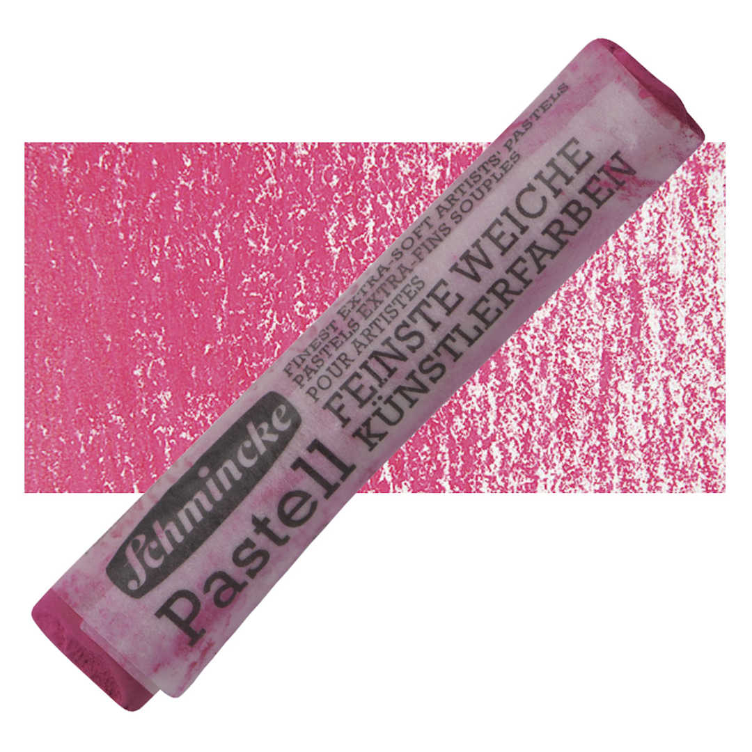Open in modal - Schmincke Soft Pastel - Rose Madder D pastel and swatch