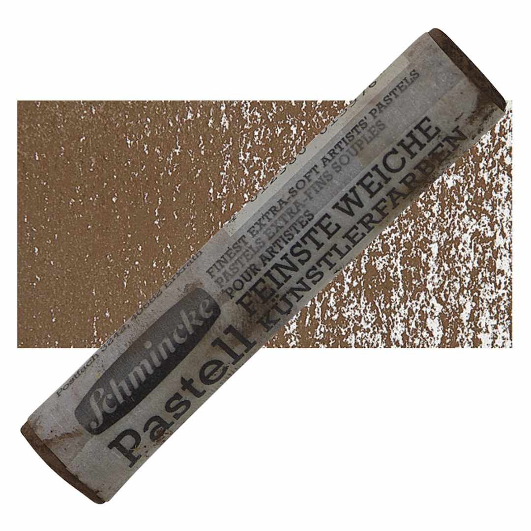 Open in modal - Schmincke Soft Pastel - Sepia Brown B pastel and swatch