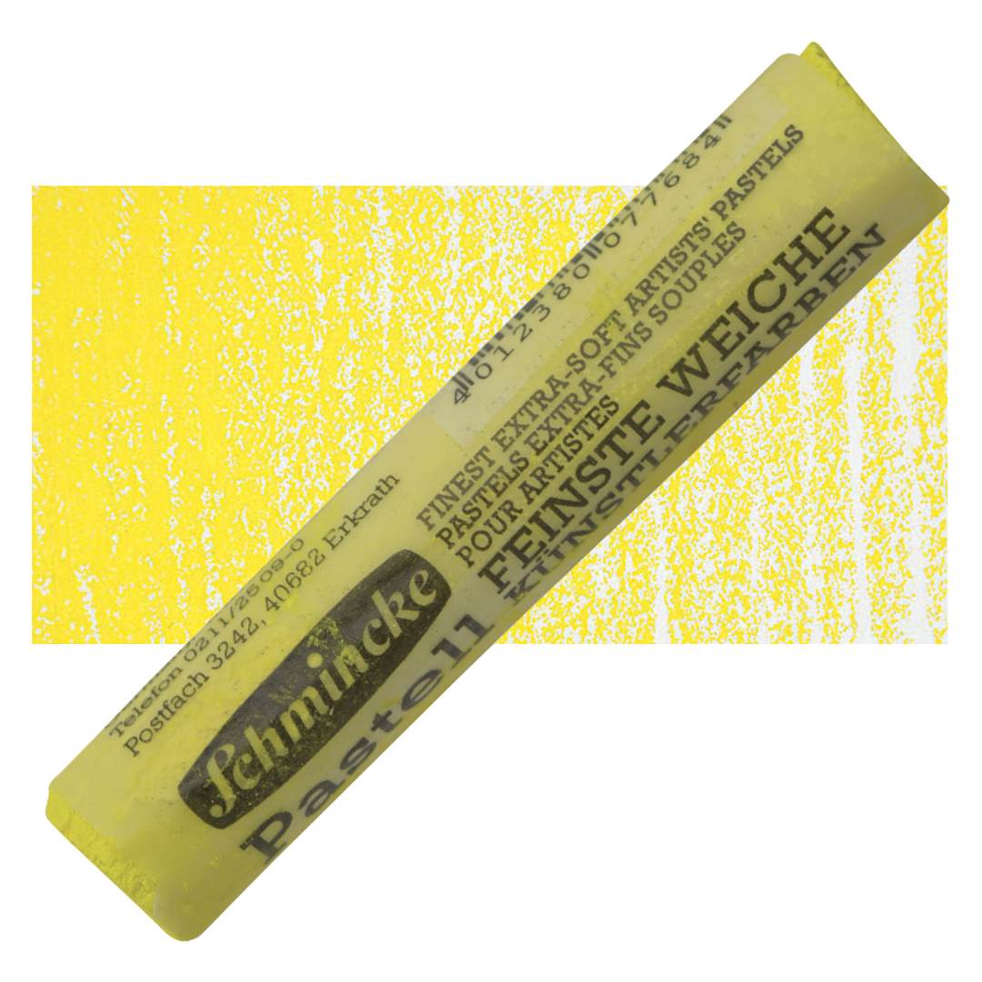 Open in modal - Schmincke Soft Pastel - Vanadium Yellow Light D pastel and swatch
