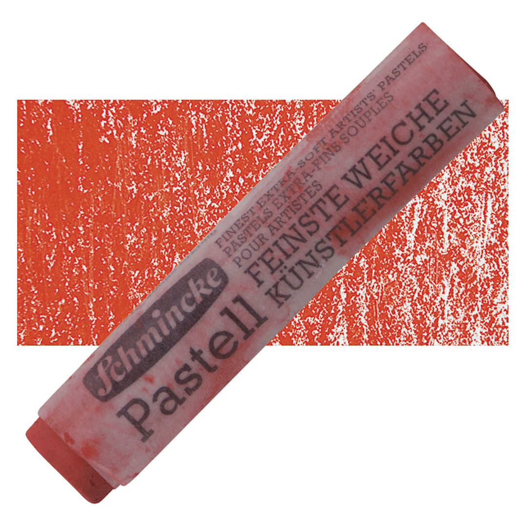 Open in modal - Schmincke Soft Pastel - Vermilion D pastel and swatch