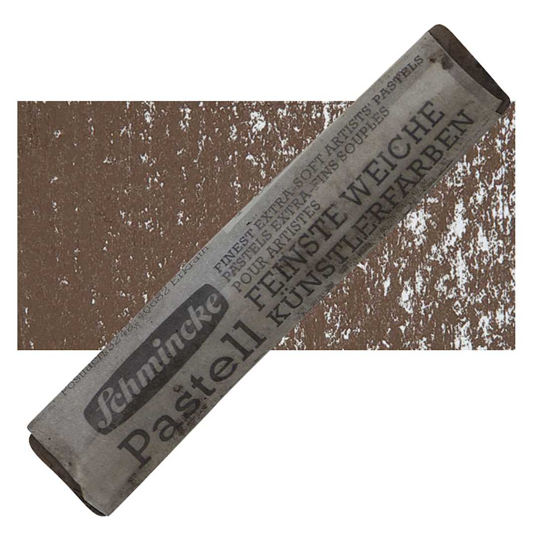 Open in modal - Schmincke Soft Pastel - Walnut Brown B pastel and swatch