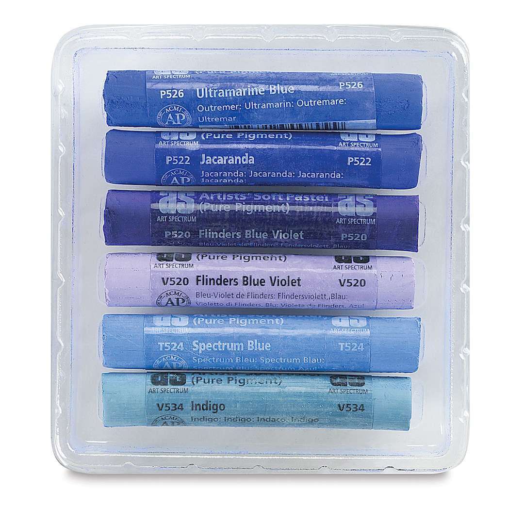 Open in modal - Blues & Violets, Set of 6