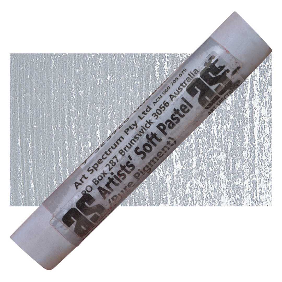 Open in modal - Art Spectrum Artists' Soft Pastel - Cool Gray 582T pastel and swatch
