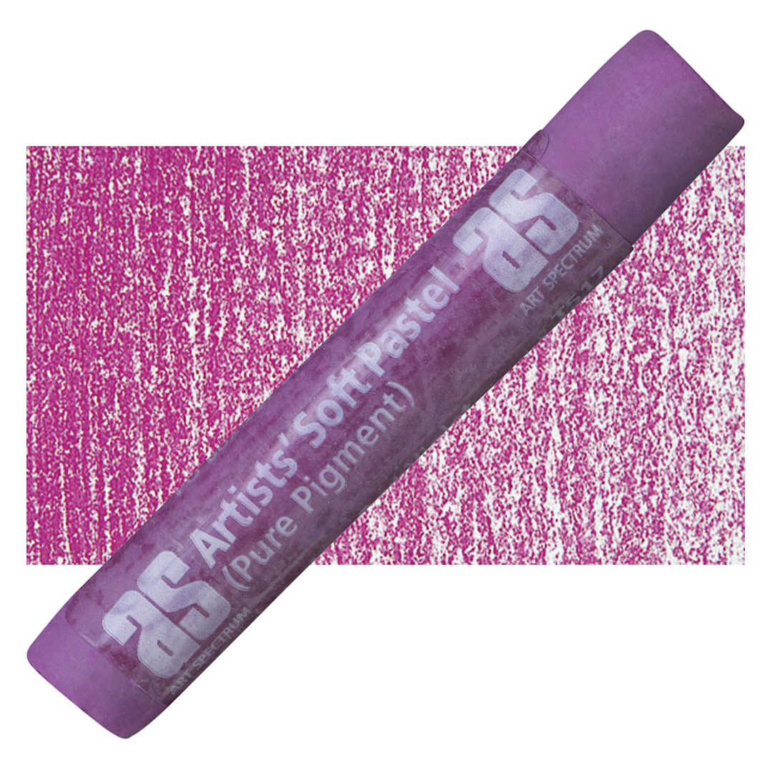 Open in modal - Art Spectrum Artists' Soft Pastel - Flinders Red Violet 517T pastel and swatch