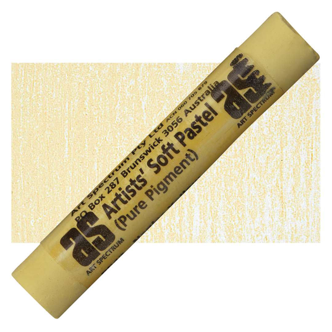 Open in modal - Art Spectrum Artists' Soft Pastel - Naples Yellow 542P pastel and swatch