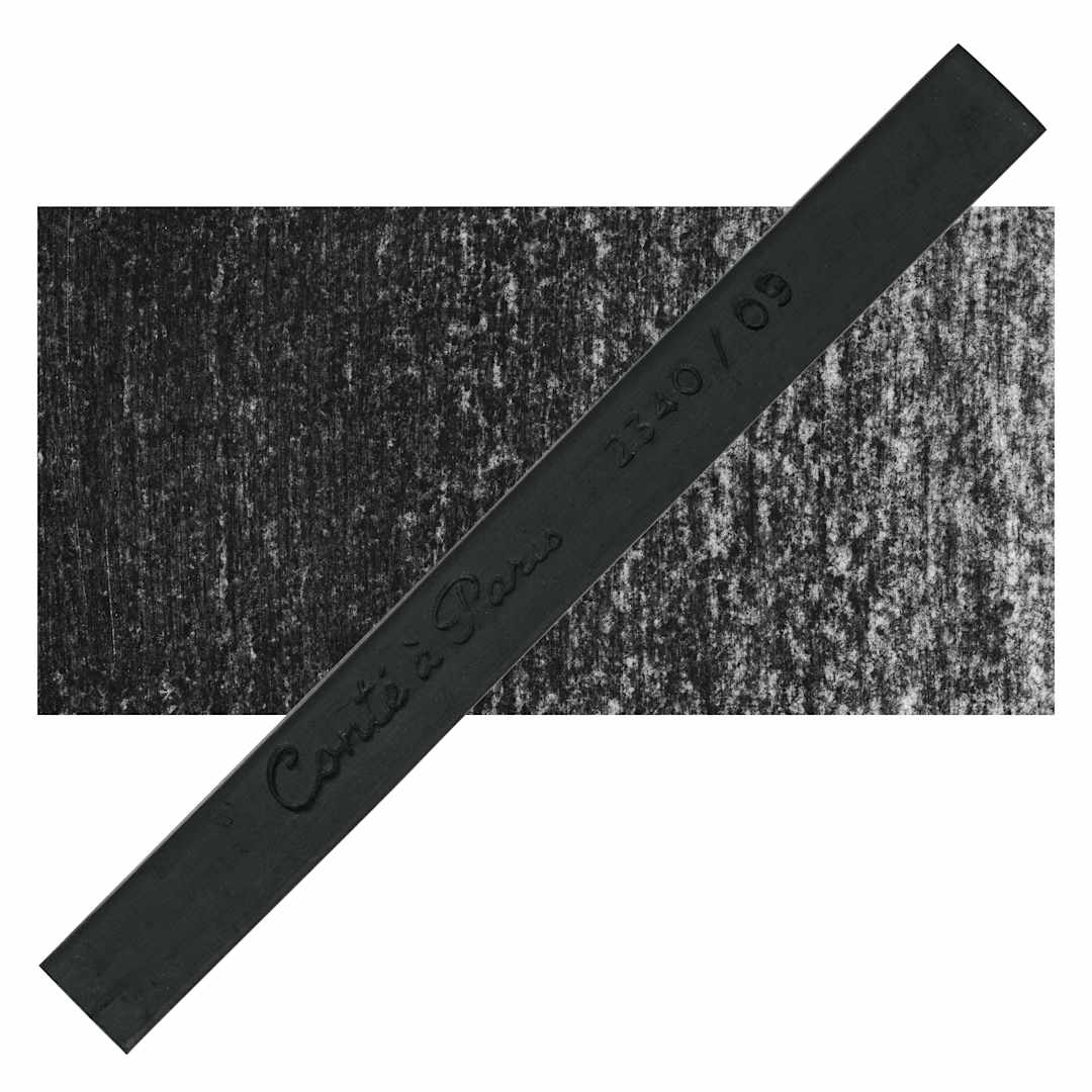 Open in modal - Conté à Paris Colour Pastel Carré - Black 09, Single Carré and swatch