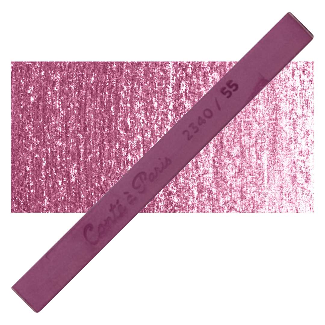 Open in modal - Conté à Paris Colour Pastel Carré - Persian Violet 55, Single Carré and swatch