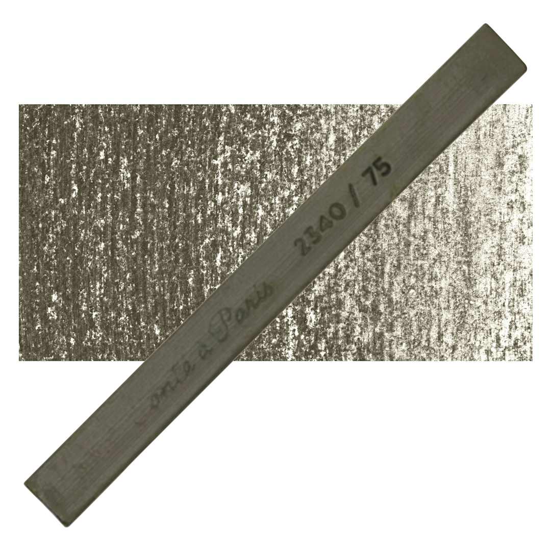 Open in modal - Conté à Paris Colour Pastel Carré - Chromium Oxide Green 75, Single Carré and swatch