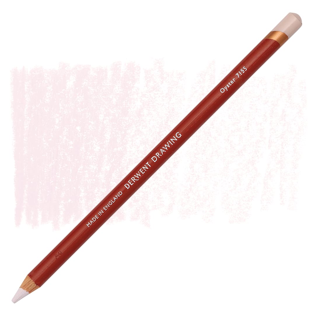 Open in modal - Derwent Drawing Pencil - Oyster pencil and swatch