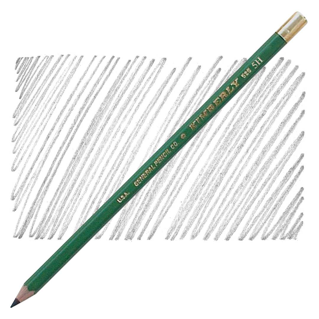 Open in modal - General's Kimberly Drawing Pencil - 5H pencil and swatch