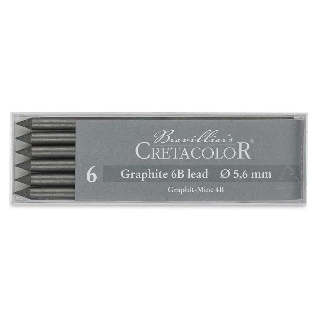 Open in modal - Cretacolor Leads - Graphite, 6B, Box of 6