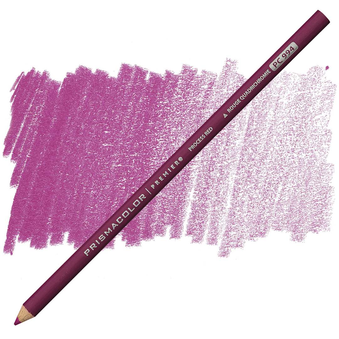 Open in modal - Prismacolor Premier Colored Pencil  - Process Red pencil and swatch