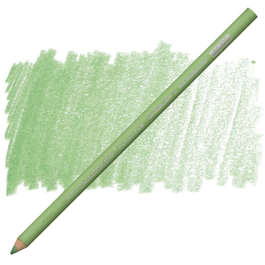 Open in modal - Prismacolor Premier Colored Pencil  - Sap Green Light pencil and swatch
