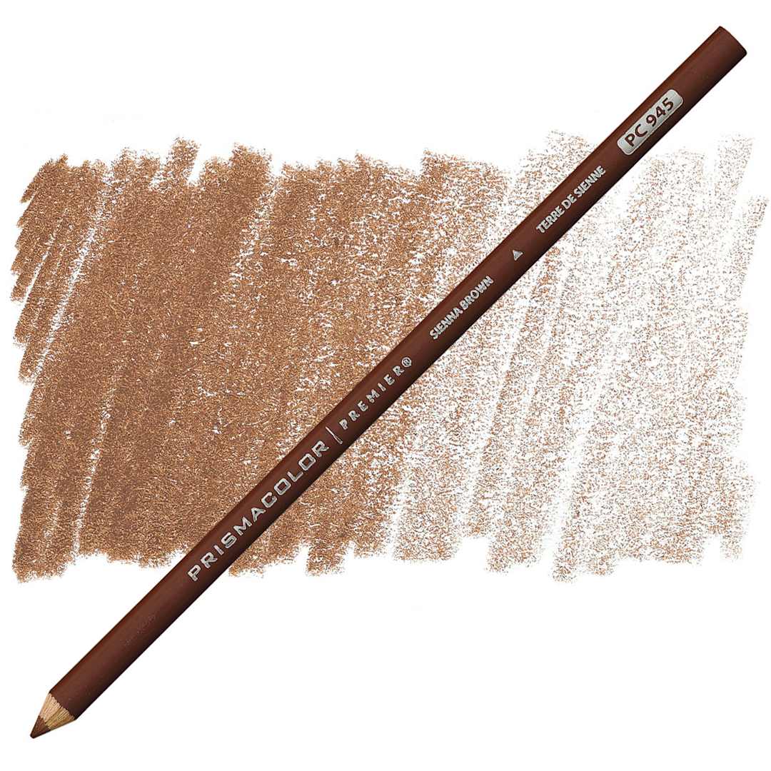 Open in modal - Prismacolor Premier Colored Pencil - Sienna Brown pencil and swatch