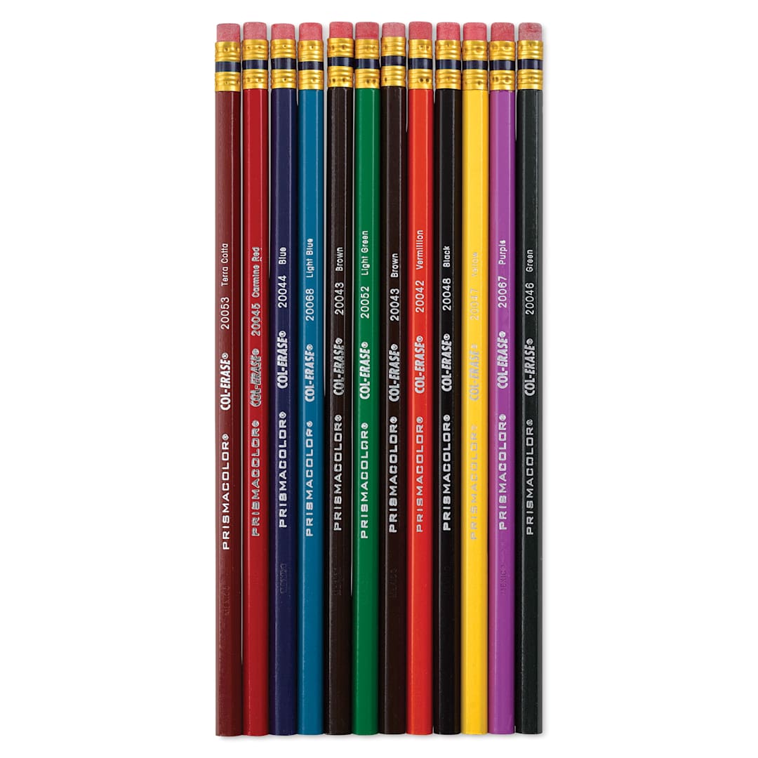 Open in modal - Prismacolor Col-Erase Pencil Set - Set of 12, Assorted Colors set contents