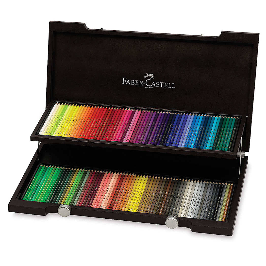 Open in modal - Faber-Castell Polychromos Pencil Set - Wood Box, Set of 120