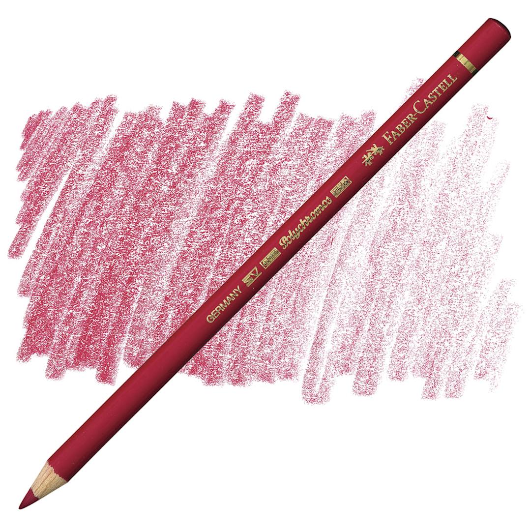 Open in modal - Faber-Castell Polychromos Pencil - Alizarin Crimson pencil and swatch