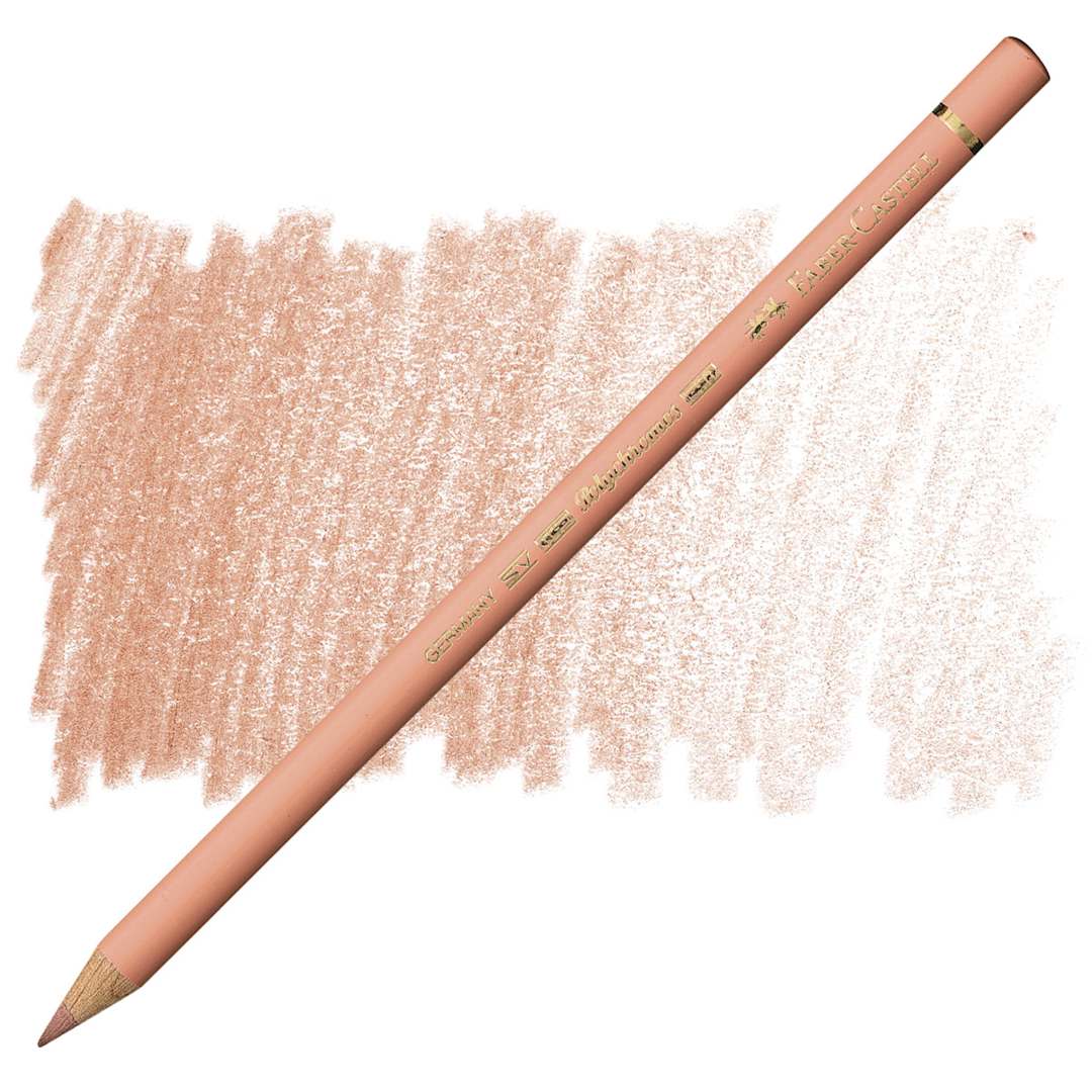 Open in modal - Faber-Castell Polychromos Pencil - Cinnamon pencil and swatch