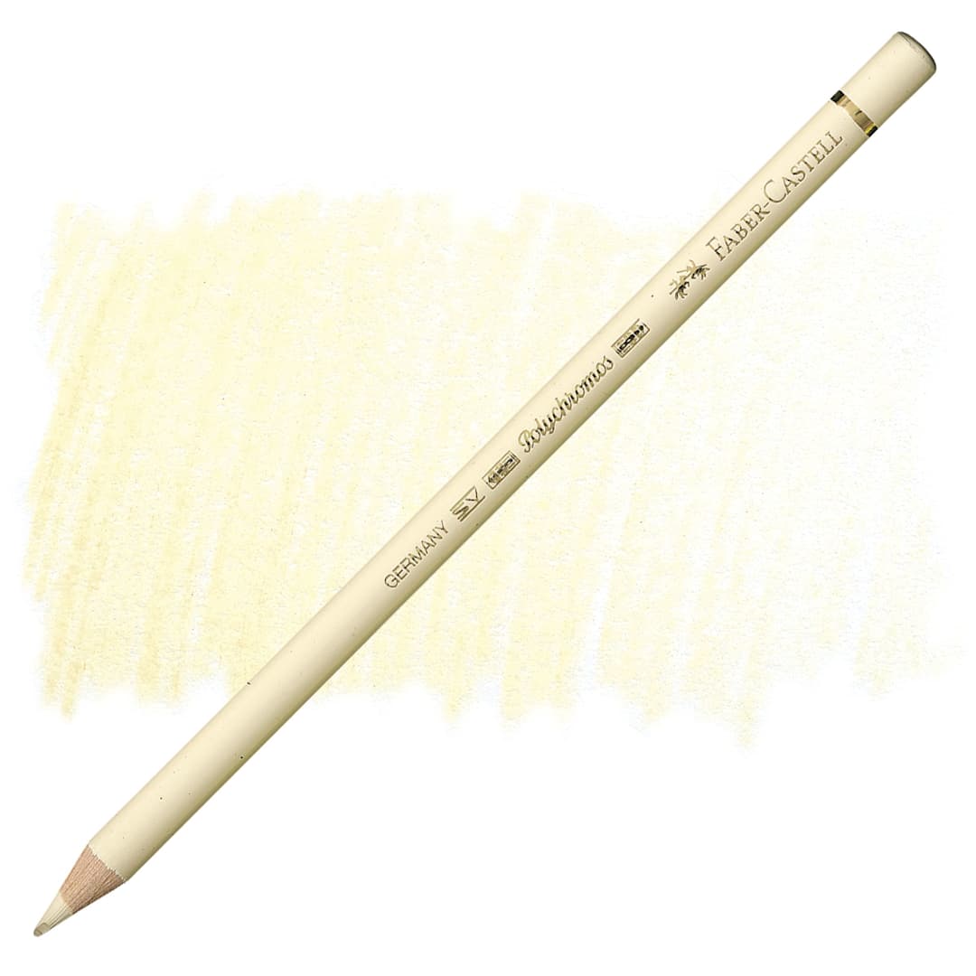 Open in modal - Faber-Castell Polychromos Pencil - Ivory pencil and swatch
