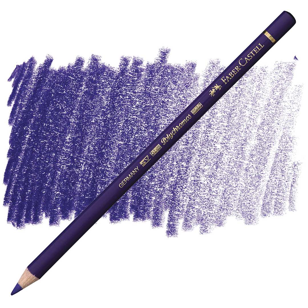 Open in modal - Faber-Castell Polychromos Pencil - Mauve pencil and swatch