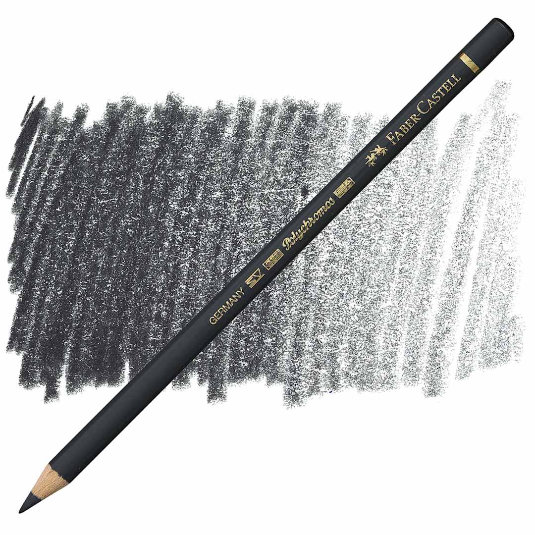 Open in modal - Faber-Castell Polychromos Pencil - Payne's Gray pencil and swatch